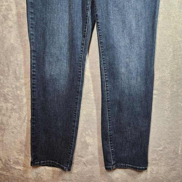 Lane Bryant Skinny Jeans Mid-Rise Womens 16 Denims comfort waist dark wash retro - Picture 4 of 14